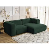 Bobochic Paris Tamno zelena kutna garnitura od bouclé tkanine (s desnim kutom) Zephyr – | shoptok.hr