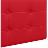  Držeće uzglavlje Zidne Lažna koža - Crvena 100 cm bez LED | shoptok.hr