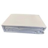 MATIVO Saten glat navlaka 140x200 cm - preklop, bijela | shoptok.hr