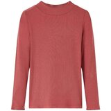  Dječja majica dugih rukava s kratkom dolčevitom tamnocrvena 116 | shoptok.hr