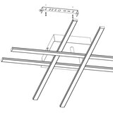 Eglo lasana 1 plafonjera/1, led, 24w, d500, alu/hrom bela | Eponuda.com