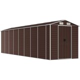  Vrtno spremište smeđe 191 x 725 x 198 cm od pocinčanog čelika | shoptok.hr