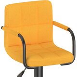  Barski stolci od tkanine 2 kom boja senfa | shoptok.hr