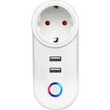 Pametna utičnica Voltaic WiFi USB White