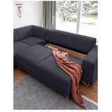 Miuform Antracitno siva sklopiva/s prostorom za odlaganje kutna garnitura (s lijevim kutom/u obliku slova L) Classy Sophie – | shoptok.hr