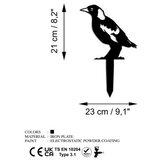 WALLXPERT Dekorativna figura Ptica 03, 37x23 cm, 1,5 mm | Eponuda.ba