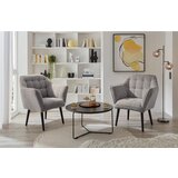 MID.YOU FOTELJ, siva tekstil | Shoptok.si