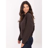 RUE PARIS Shirt-IT-KS-FL9273.86-dark brown | Shoptok.si