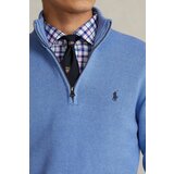 Polo Ralph Lauren Pamučni pulover boja: tamno plava, tople, 710859939 | shoptok.hr