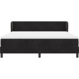 Box Spring postelja z vzmetnico črna 180x200 cm žamet, (22052364) | Shoptok.si