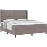 Box spring krevet Sivo-smeđa 180 x 200 cm tkanina | shoptok.hr