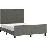  Okvir za krevet bez madraca tamnosivi 140 x 190 cm baršunasti | Eponuda.com