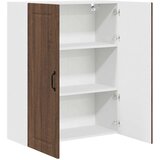 vidaXL Stenska kuhinjska omarica s polico Rjav hrast 80 x 31 x 100 cm | Shoptok.si
