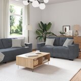 vidaXL Sofa Set Set od 3 Tamno siva Cijene