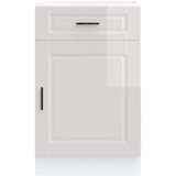 vidaXL Donji kuhinjski ormarić Porto sjaj bijeli konstruirano drvo | shoptok.hr