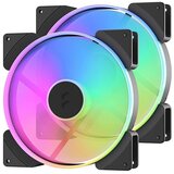 Fractal Design "Prisma AL-18 ARGB FD-FAN-PRI-AL18-PWM-2P ventilator 180mm 2-Pack" | Eponuda.com