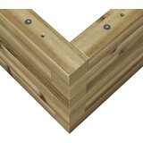  Vrtno cvetlično korito 90x40x23 cm impregnirana borovina | Shoptok.si