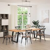  Noge za blagovaonski stol U-oblik 2 kom Crne 80 x (72-73) cm Čelik | shoptok.hr