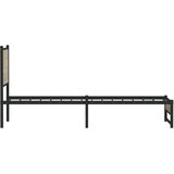  Metalni okvir kreveta bez madraca boja hrasta sonome 90x190 cm | Eponuda.ba