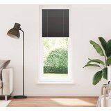  Plisirana zavjesa Crna 75x200 cm Širina tkanine 74,4 cm Poliester | shoptok.hr