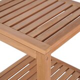  Kupaonski stalak s 4 razine od masivne tikovine 42x42x165 cm | shoptok.hr