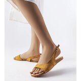 Gemre Brown flat sandals Hebron | Shoptok.si