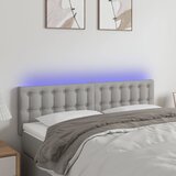  LED uzglavlje svjetlosivo 144 x 5 x 78/88 cm od tkanine | shoptok.hr