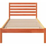  Krevetna konstrukcija s uzglavljem Vosak smeđa 100 x 200 cm | shoptok.hr