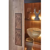 Stylife DNEVNI REGAL, barve grafita, barve hrasta Slike