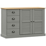  Komoda s ladicama VIGO 113x40x75 cm siva od masivne borovine | Eponuda.com
