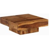  Stolić za kavu 80 x 80 x 30 cm od masivnog bagremovog drva | shoptok.hr