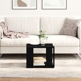 vidaXL Stolić za kavu Crni hrast Drvo 40 x 40 x 30 cm Minimalistički Cijene