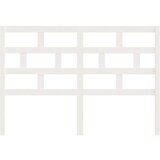 Posteljno vzglavje belo 141x4x100 cm trdna borovina, (20648347) | Shoptok.si