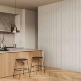  Tapeta - Vertical Lines - White background with a delicate wood pattern vertically. 50x1000 Vodootporna | shoptok.hr