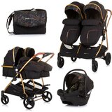 Chipolino 2u1 kombinovana kolica za blizance duo smart i-size