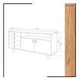 Hanah home konzolna komoda Lavina | ePonuda.com