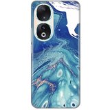  Torbica silikonska print za honor 90 blue marble Cene