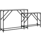 Maison Chic Komplet Konzolne mize - mize ob steni 2-delni siva sonoma inženirski les, (21785872) | Shoptok.si