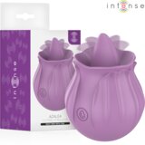Intense KLITORALNI STIMULATOR Azalea Purple - vibrator z jezičkom, 10 vibracij, oblika cveta Cene