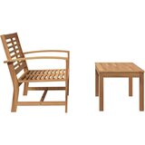  Vrtna klupa i set stolica 2 Komad Smeđa Čvrsto teak drvo | Eponuda.com