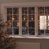 vidaXL vilinska svjetla u obliku zvijezda i mjeseca 345 led bijela Cijene