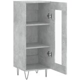  Komoda siva boja betona 34,5x34x90 cm od konstruiranog drva | shoptok.hr