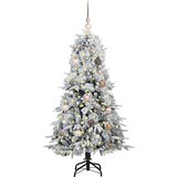 vidaXL Umetno Zložljivo Božično Drevo Zelena 150 cm PE in PVC | Shoptok.si