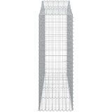  Lučne gabionske košare 12kom 200x50x140/160cm pocinčano željezo | shoptok.hr