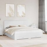  Konstrukcija postelje Bela 180 x 200 cm Konstruiran les, (5000103392) | Shoptok.si
