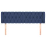  Uzglavlje s ušima plavo 147x23x78/88 cm od tkanine | shoptok.hr