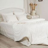 Odeja Posteljina s trakama Tia Organic - krem-200x200+2x80x60 | shoptok.hr