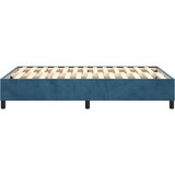  Za krevet s oprugama tamnoplavi 120 x 200 cm baršunasti | shoptok.hr
