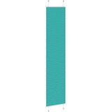  Plisirana zavjesa petrolej zelena 45x200 cm Širina tkanine 44,4 cm Poliester | shoptok.hr