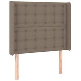  Krevet s oprugama i madracem smeđesivi 90x200 cm od tkanine | shoptok.hr